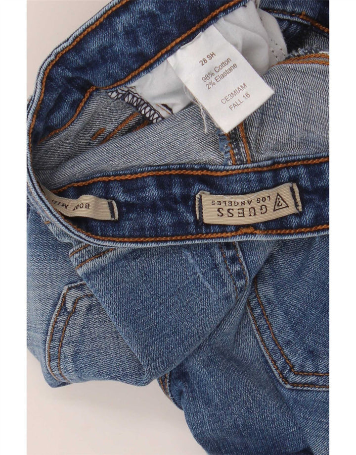 Guess ženske traperice srednjeg rasta W28 L29 plavi pamuk