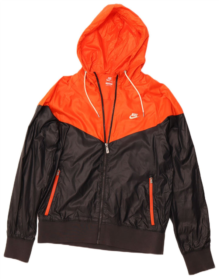 NIKE muška trenirka s kapuljačom, gornja jakna srednje crne boje, poliester