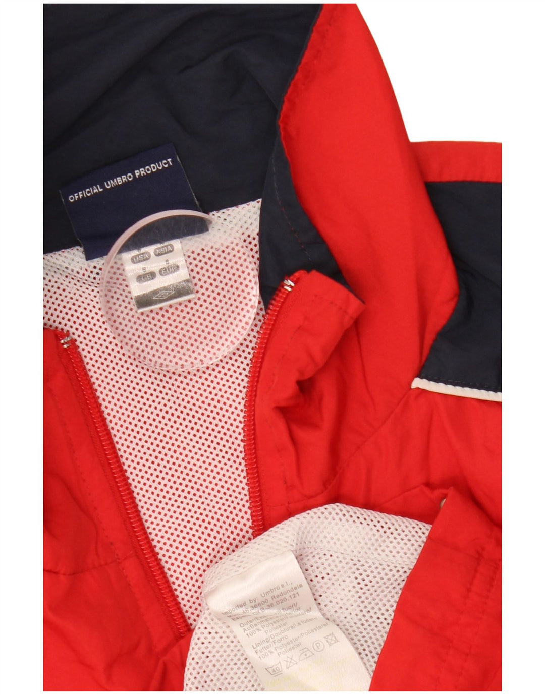 Umbro muška grafička gornja jakna od poliestera male crvene boje