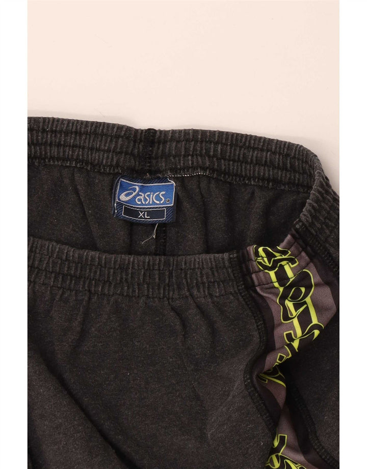 Asics muške grafičke sportske kratke hlače XL sivi pamuk