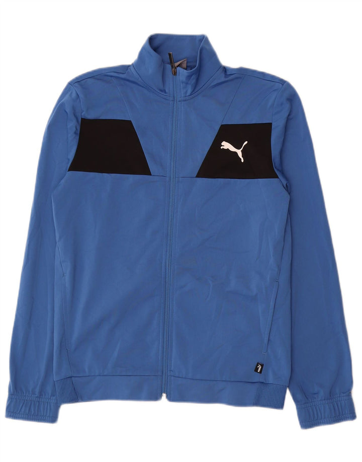 Puma Boys Gornja jakna trenirke 13-14 godina, plava poliesterska boja