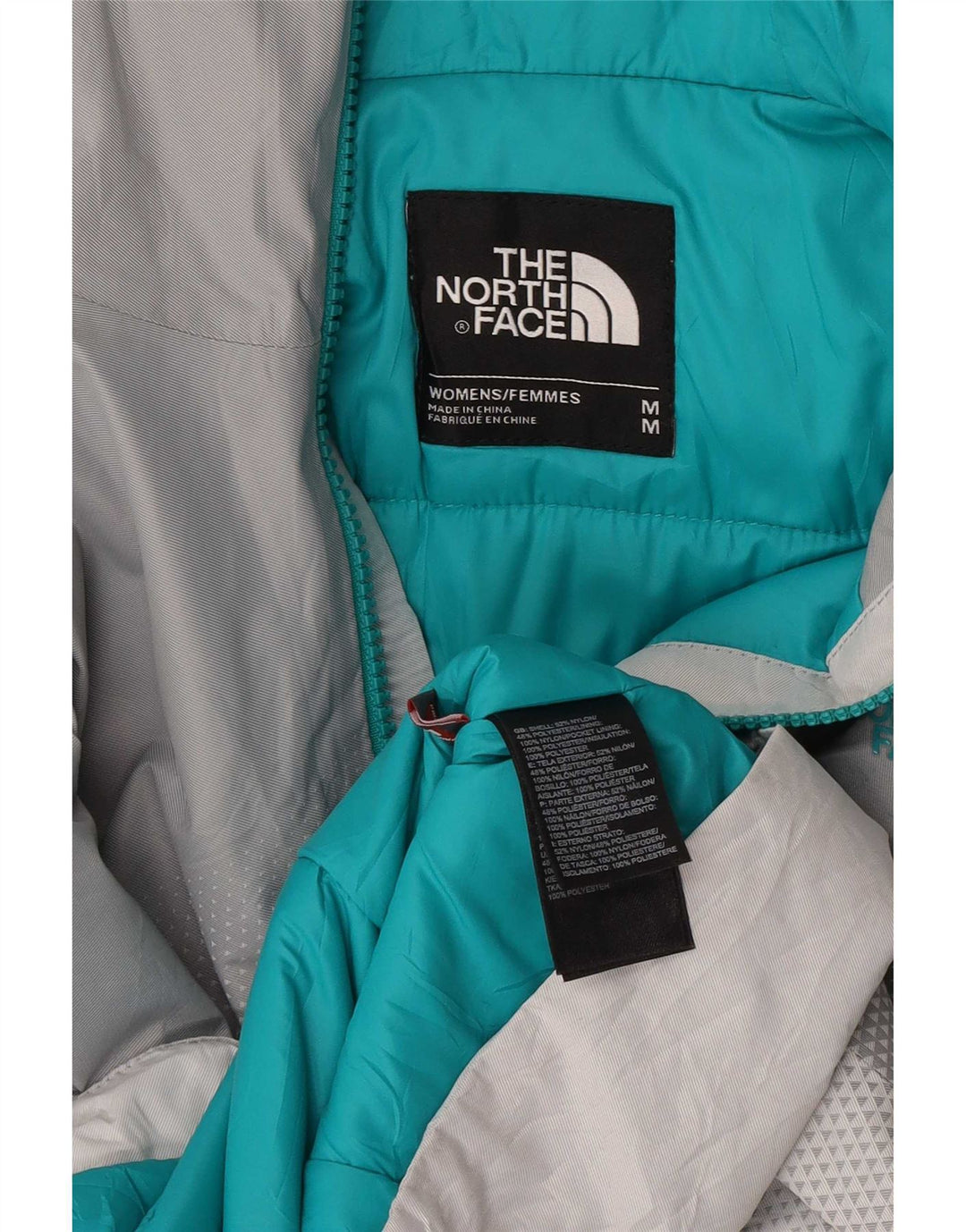 The North Face ženska kišna jakna s kapuljačom UK 14 srednje sive boje