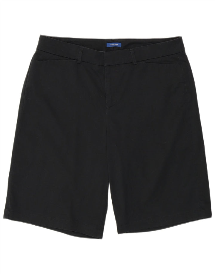 Dockers ženske ležerne kratke hlače velike W36, crni pamuk