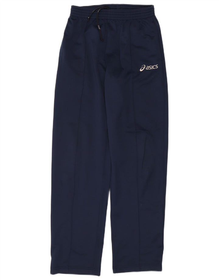 ASICS Mens Tracksuit Trousers Medium Navy Blue