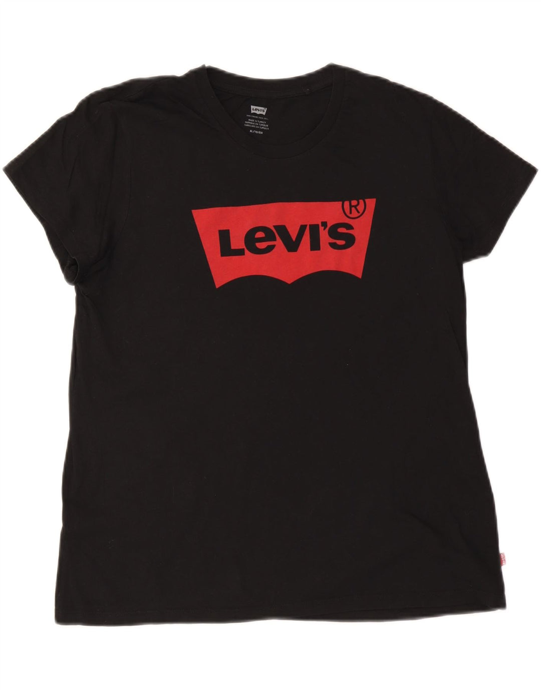 LEVI'S Ženska majica s grafičkim motivima UK 18 XL crna