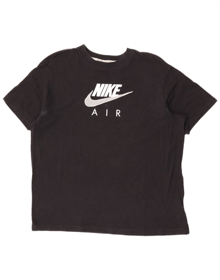 Nike Muška majica kratkih rukava srednje veličine crni pamuk
