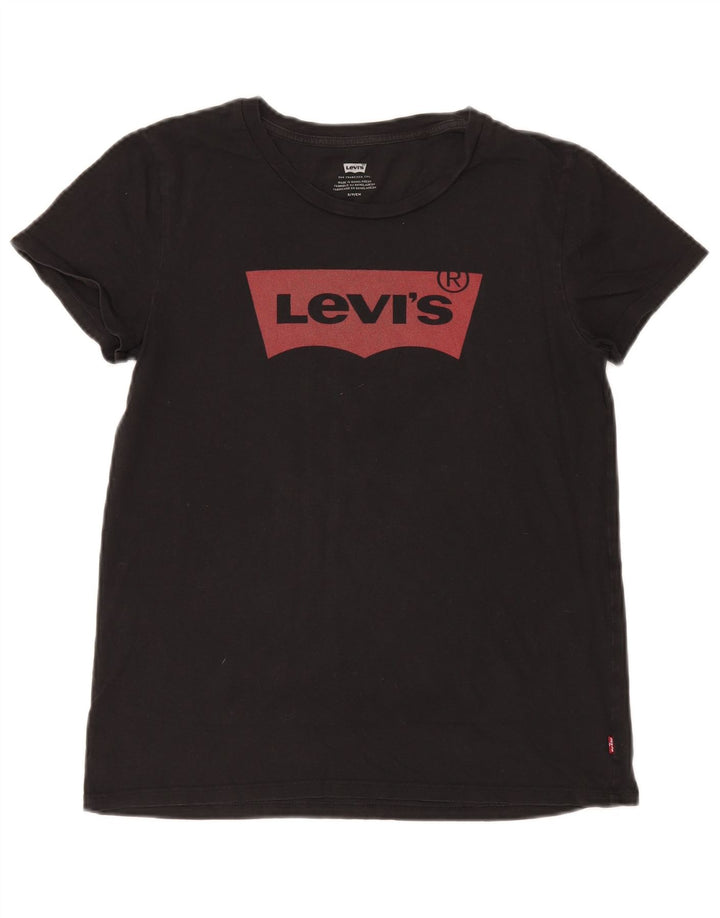 Levi's ženska majica kratkih rukava s grafičkim motivima UK 10 Small Black