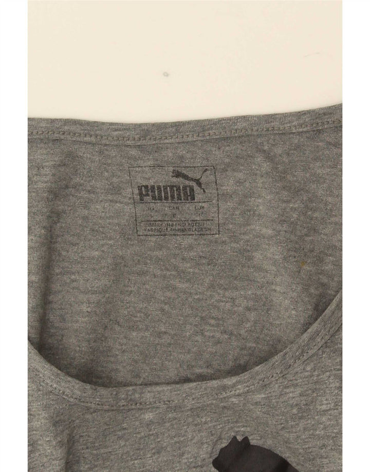 Puma muški grafički prsluk srednje sive boje