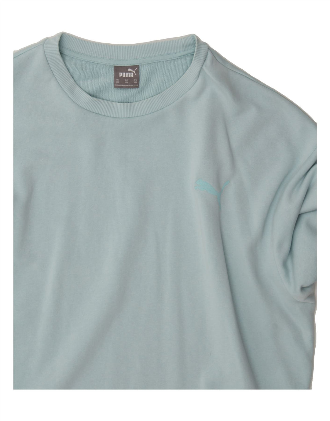 PUMA Mens Sweatshirt Jumper 2XL Turquoise Vintage Puma and Second-Hand Puma from Messina Hembry 