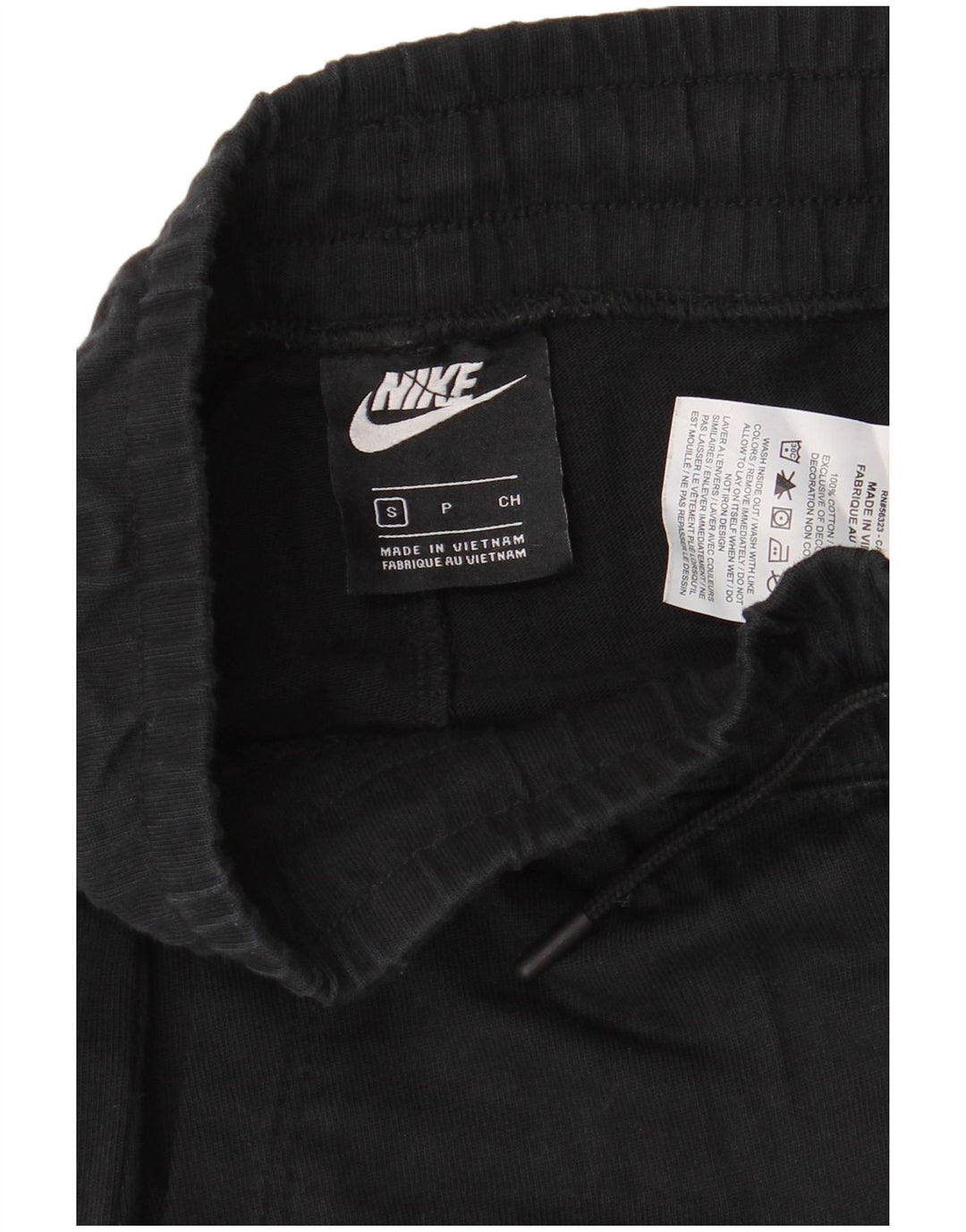 NIKE Muške hlače Trenirka male crne pamučne