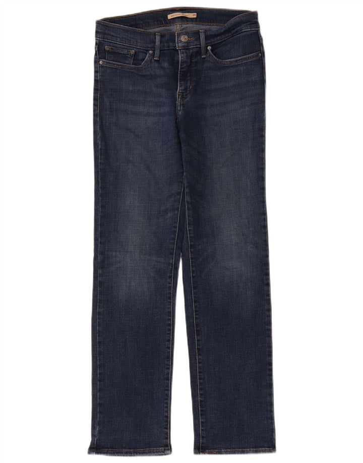 Levi's ženske ravne traperice 314 za oblikovanje W29 L30 plavi pamuk