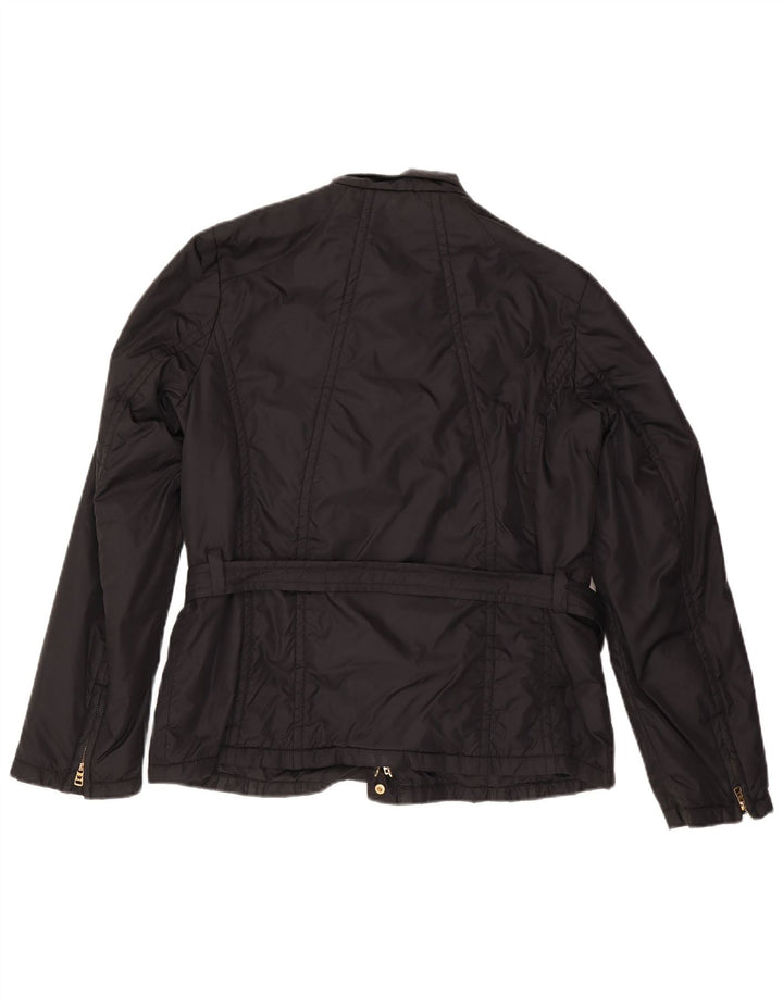 Max Mara ženska vikend jakna UK 18 XL crni poliamid