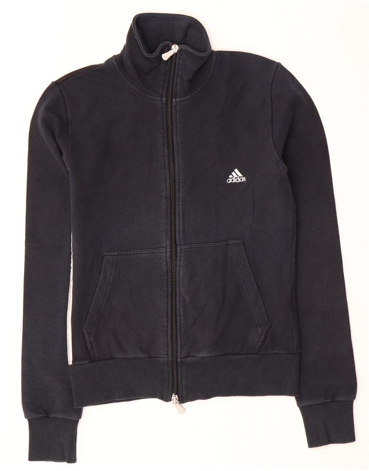 Adidas ženska trenirka gornja jakna UK 10 mala crna pamuk