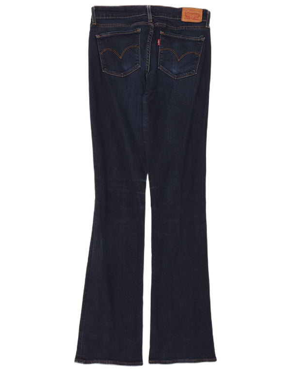Levi's ženske 715 Bootcut traperice W28 L32 tamnoplavi pamuk