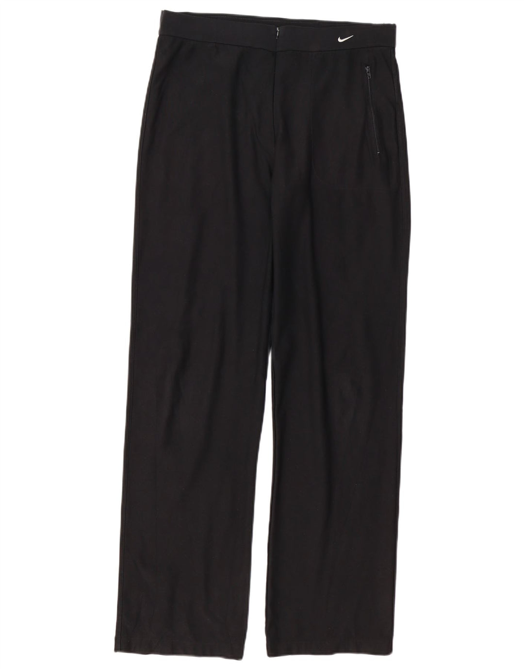 NIKE Ženske Dri Fit Trenirke Hlače US 8/10 Srednje crni poliester