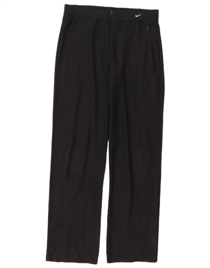 NIKE Ženske Dri Fit Trenirke Hlače US 8/10 Srednje crni poliester