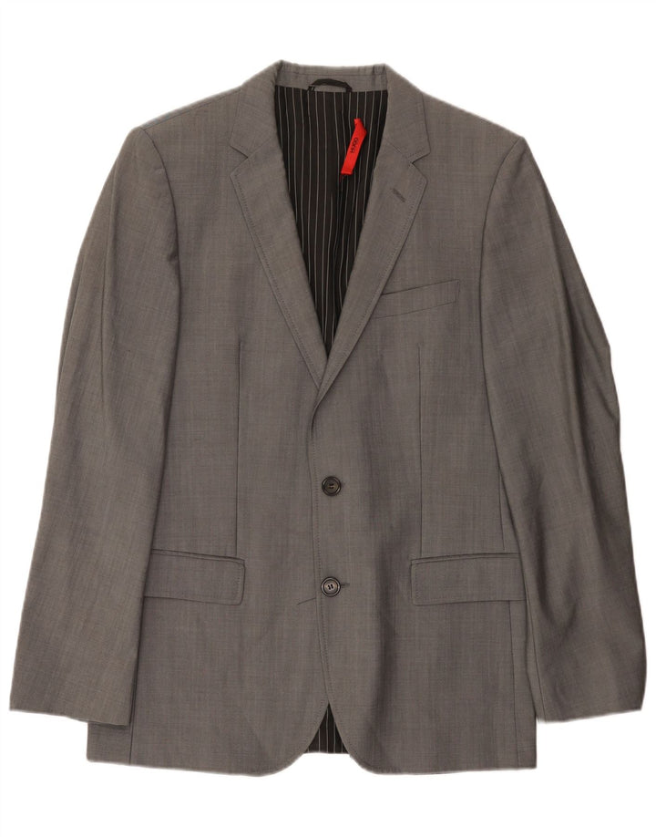 Hugo Boss muška jakna s 2 gumba EU 48 srednje siva vuna