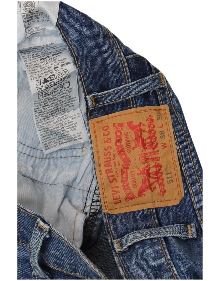 Levi's muške 511 uske traperice W38 L30 plavi pamuk