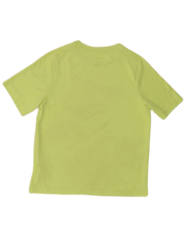 Nike Boys Dri Fit Graphic T-Shirt Top 12-13 Years Large Green Poliester