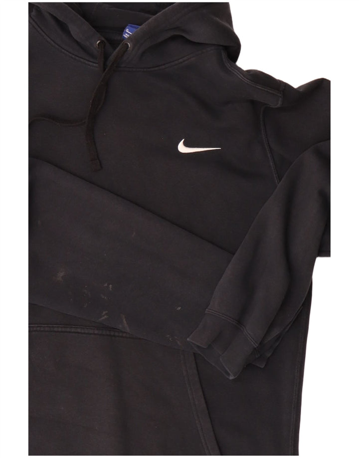 Nike muška majica s kapuljačom Srednje crni pamuk