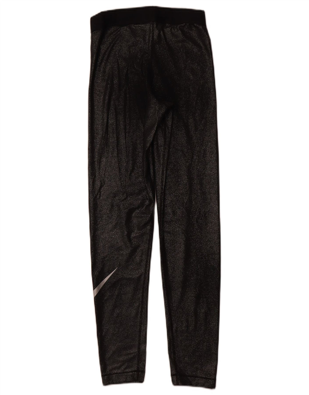 NIKE Ženske Dri Fit grafičke tajice UK 8 Male crne poliesterske