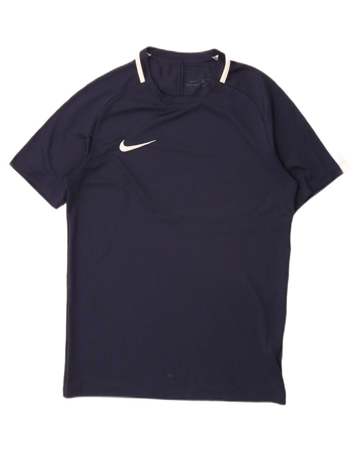 Nike Dri Fit majica kratkih rukava, mali mornarsko plavi poliester