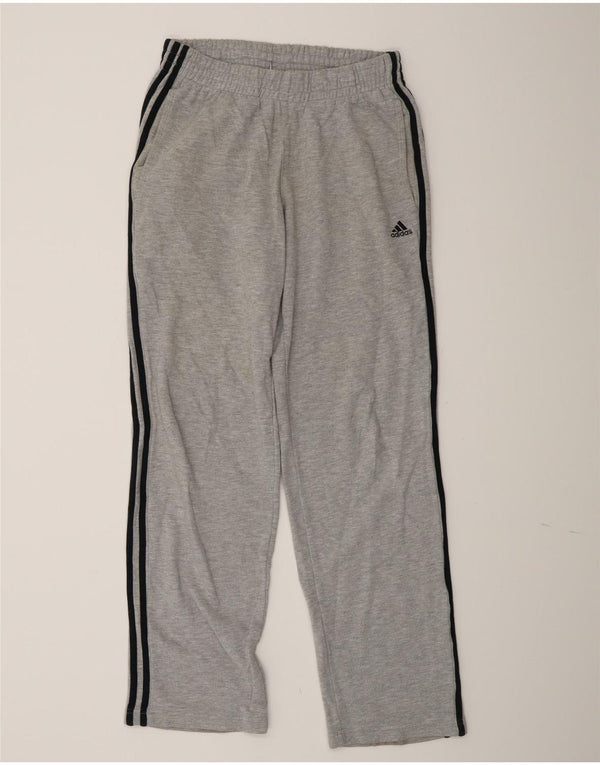 Adidas Mens Tracksuit Trousers Small  Grey Flecked Cotton