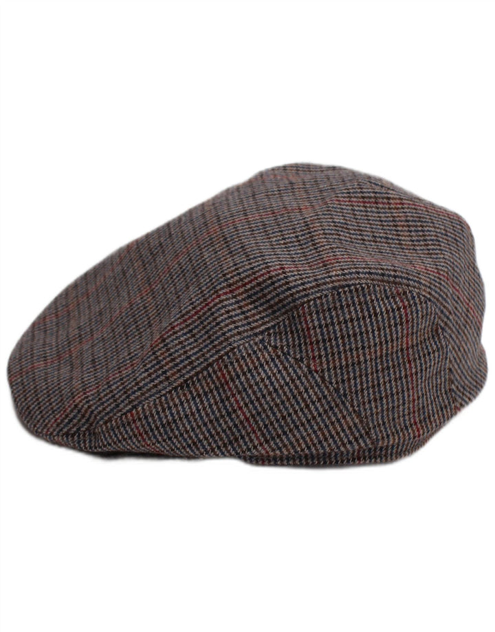 Barts ženska ravna kapa srednje siva klasična s houndstooth