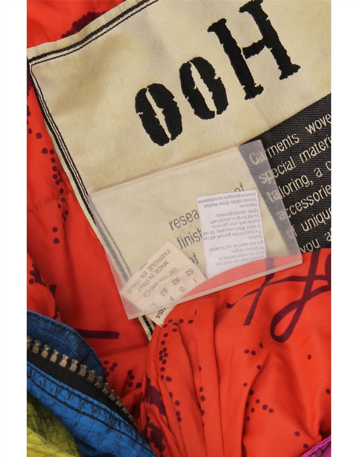 Vintage muški skijaški kombinezon s kapuljačom IT 52 Large Blue Colourblock poliamid