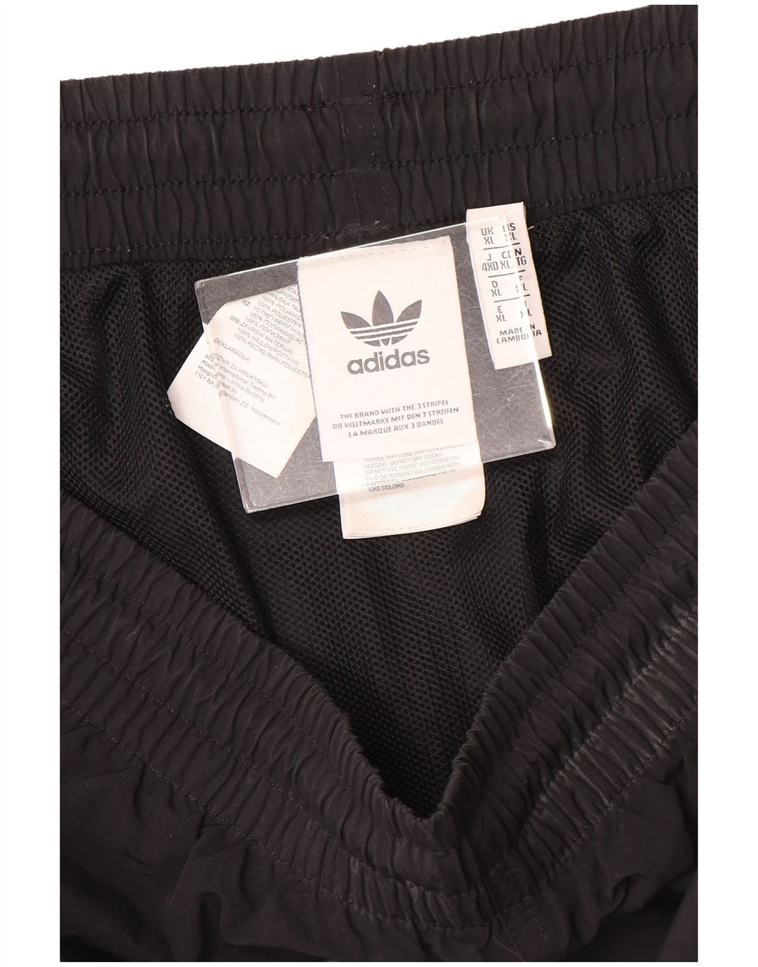 Adidas muške sportske kratke hlače XL crni poliester