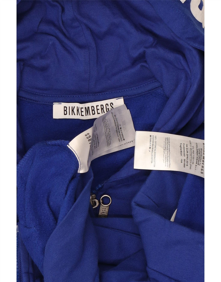 BIKKEMBERGS Boys Graphic Full Tracksuit 9-10 Years  Blue Colourblock