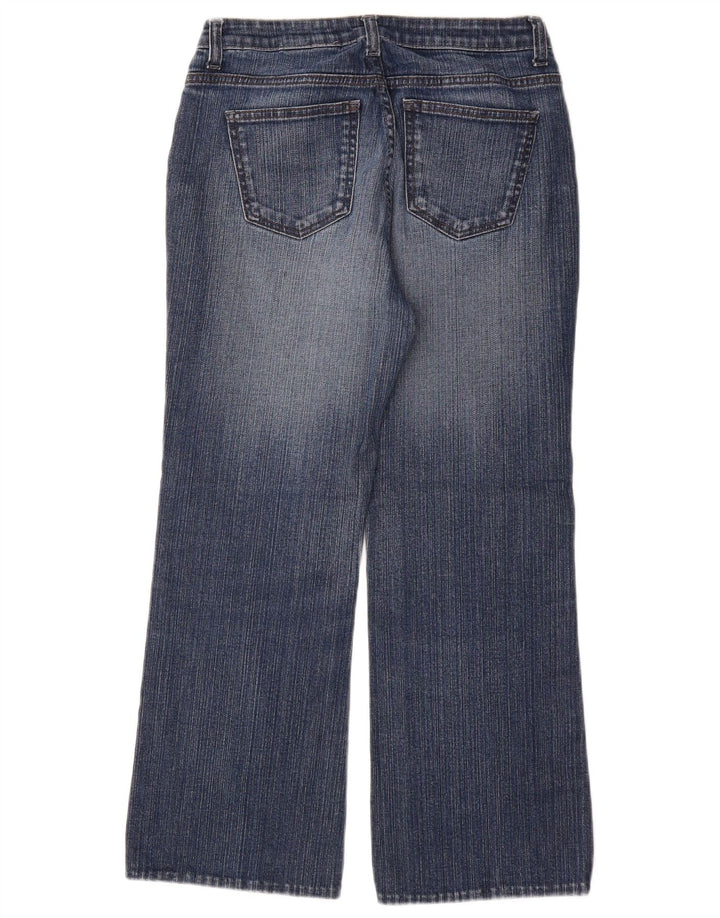 DKNY Womens Crop Bootcut Jeans US 6 Medium W26 L26 Blue