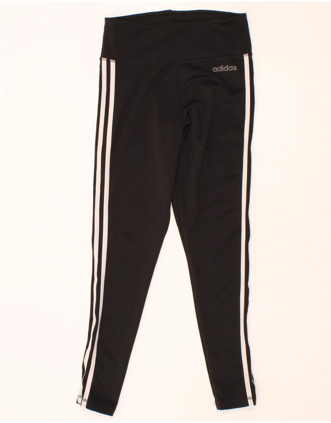 ADIDAS Womens Climalite Leggings UK 8/10 Small  Black Polyester Vintage Adidas and Second-Hand Adidas from Messina Hembry 