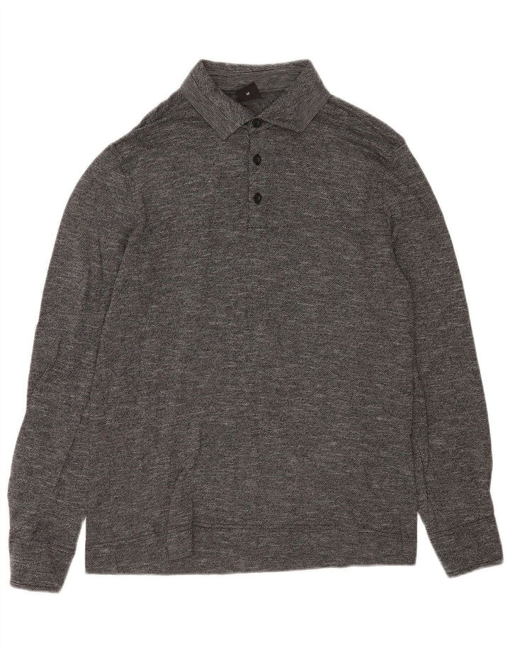 Hugo Boss muška ragbi polo majica standardnog kroja srednje siva s pjegama