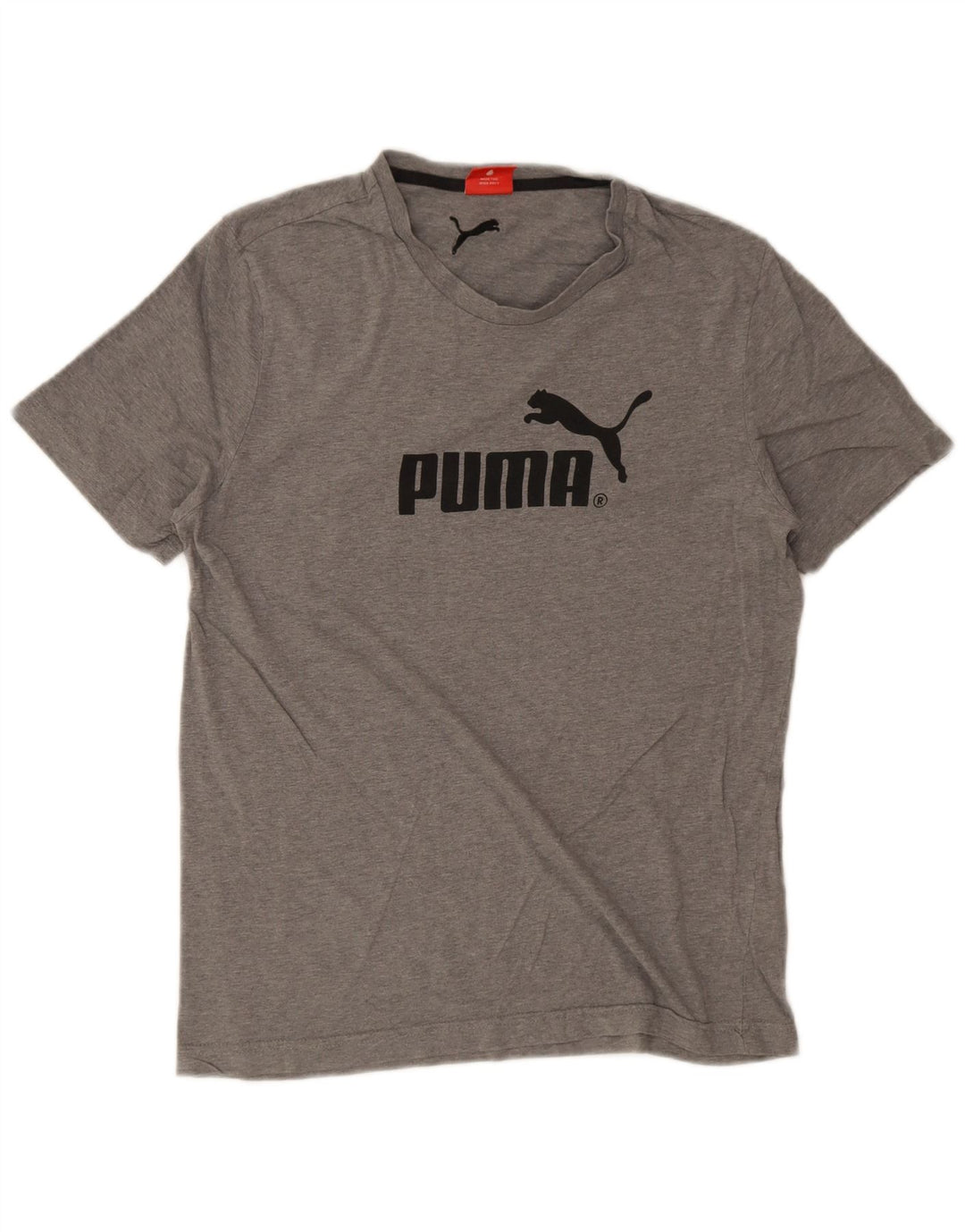 Puma muška majica kratkih rukava srednje siva s pjegama