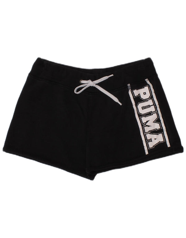 Puma Girls Graphic Sport Shorts 12-13 Years Large Crni Pamuk