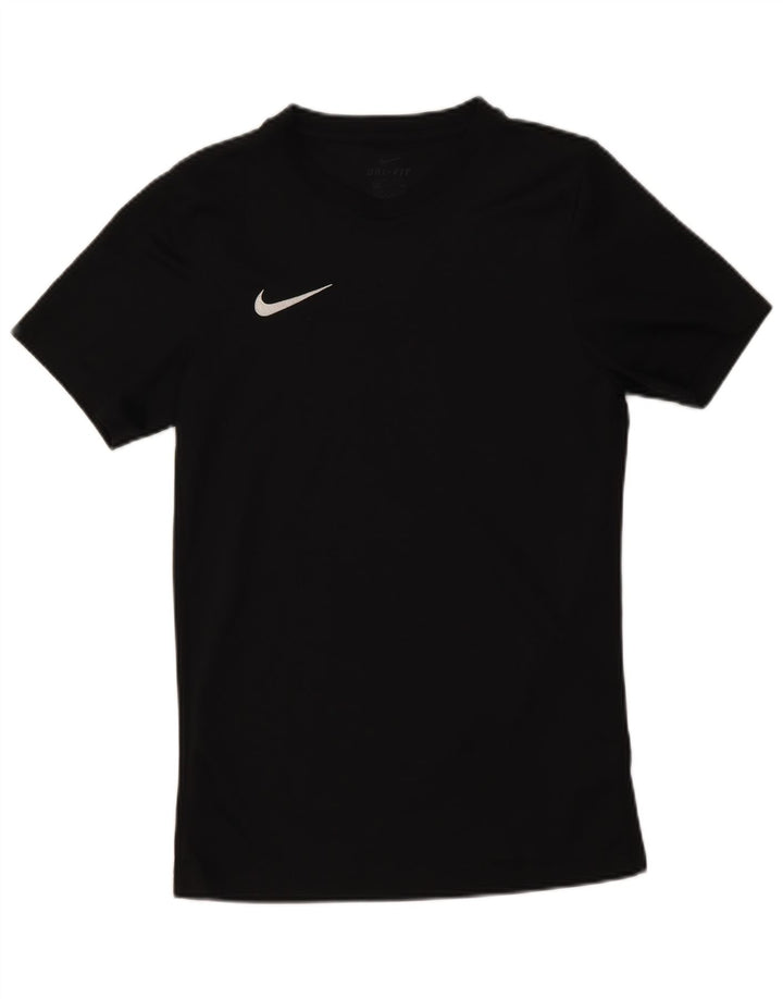 Nike Dri Fit majica kratkih rukava, mali crni poliester