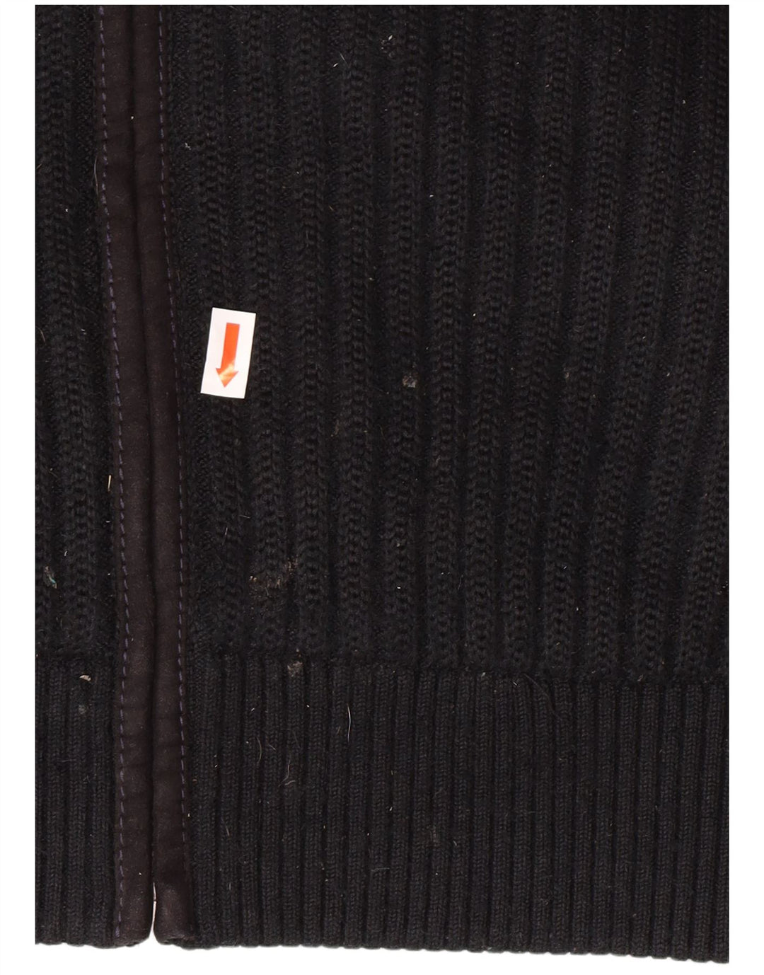 Pierre Cardin muški kardigan pulover IT 56 XL crni poliester