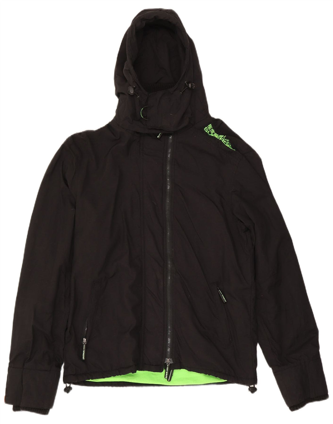 Superdry muška vjetrovka jakna UK 42 XL crni najlon