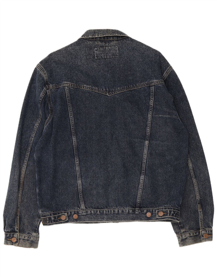 Wrangler muška traper jakna UK 40 Large tamnoplavi pamuk