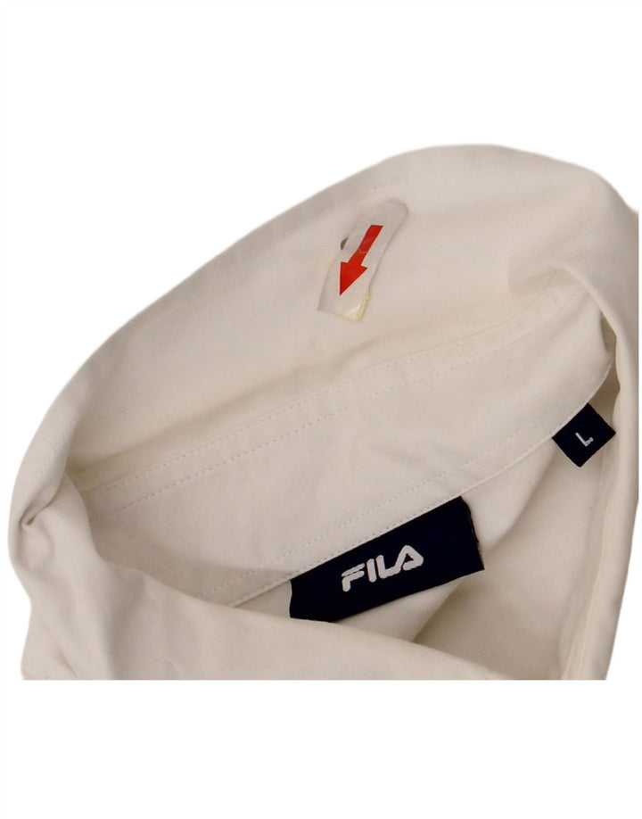 Fila Muška košulja velika bijela pamučna