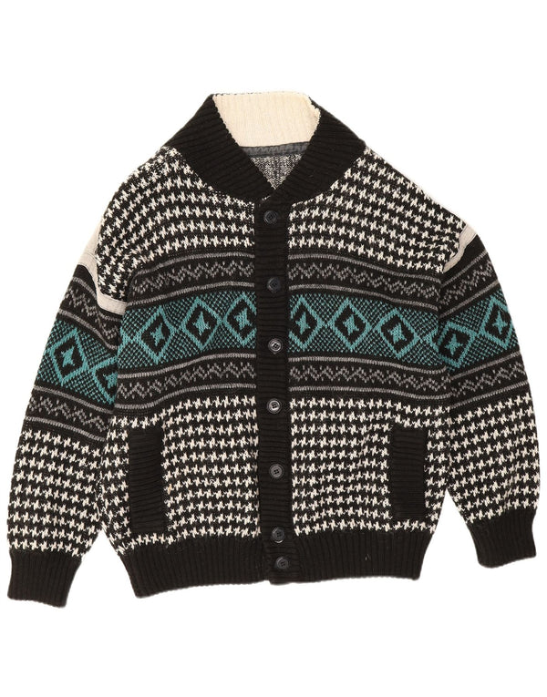 Vintage muški kardigan pulover XL višebojni geometrijski