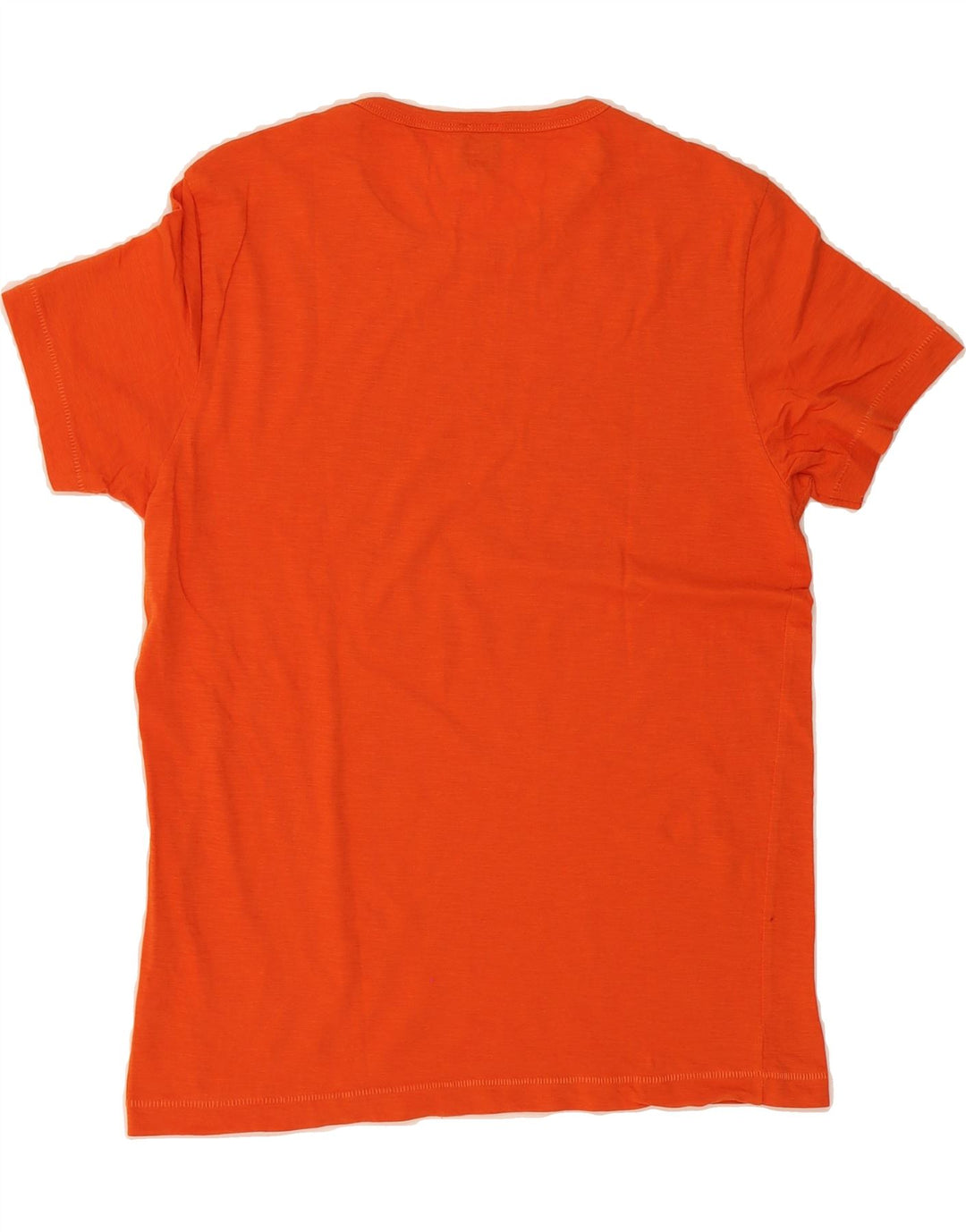 REPLAY Mens Graphic T-Shirt Top Small Orange Vintage Replay and Second-Hand Replay from Messina Hembry 