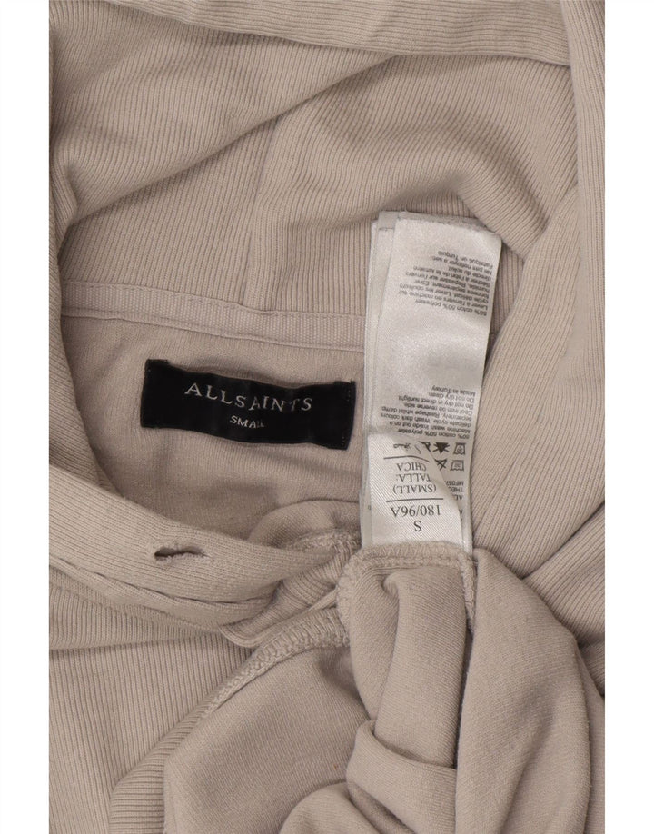 ALL SAINTS Muška majica s kapuljačom Mali sivi pamuk