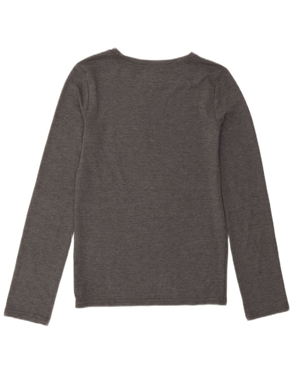 Russell atletska majica za djevojčice dugih rukava 14-15 godina XL siva moderna od poliestera