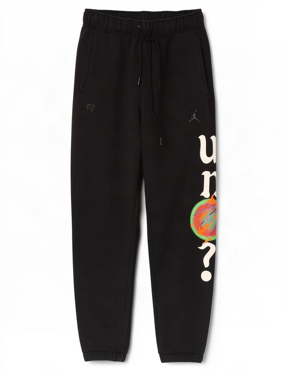 Jordan Mens Graphic Standard Fit Trenirke Hlače Joggers Male crne