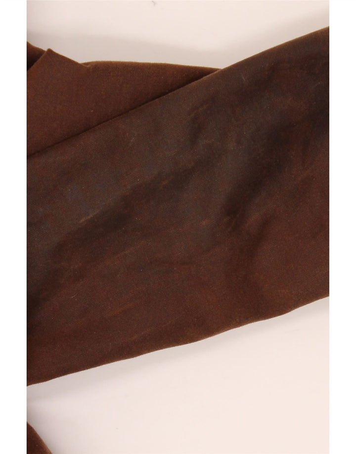 HUNTER Muški lovački kaput od voštanog pamuka s kapuljačom UK 34 XS Smeđi pamuk