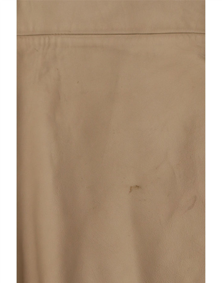 Vintage ženska kožna jakna IT 38 XS bež