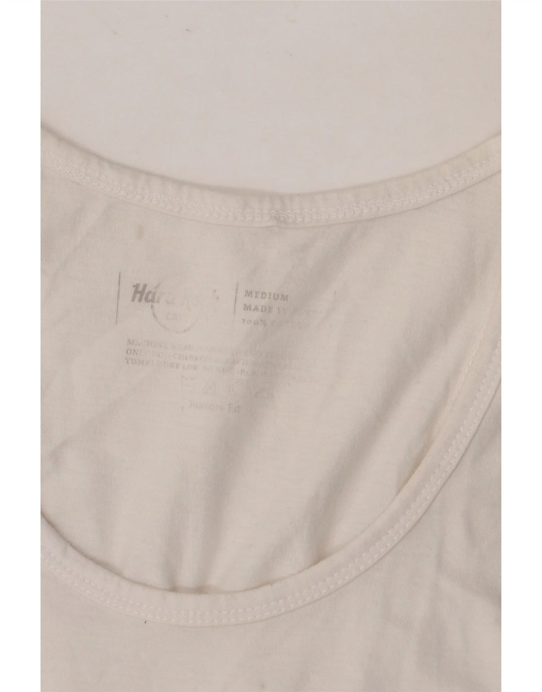 HARD ROCK CAFE Ženska istanbulska grafička majica UK 12 Srednje bijeli pamuk