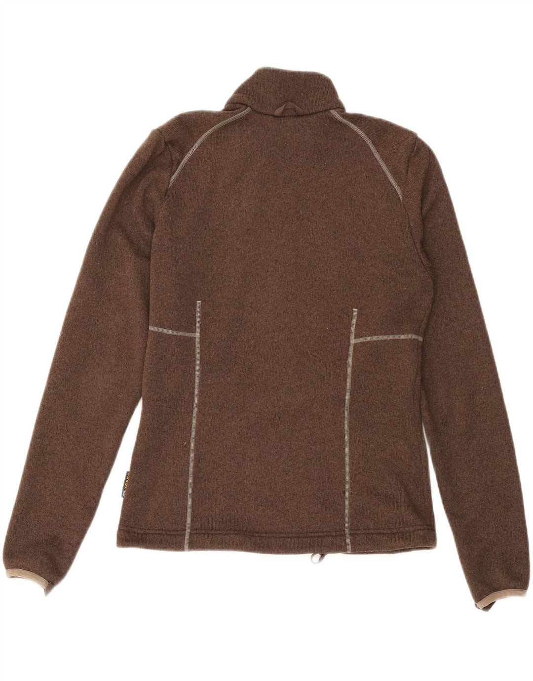 JACK WOLFSKIN Ženska gornja jakna trenirke UK 10 Mali smeđi poliester